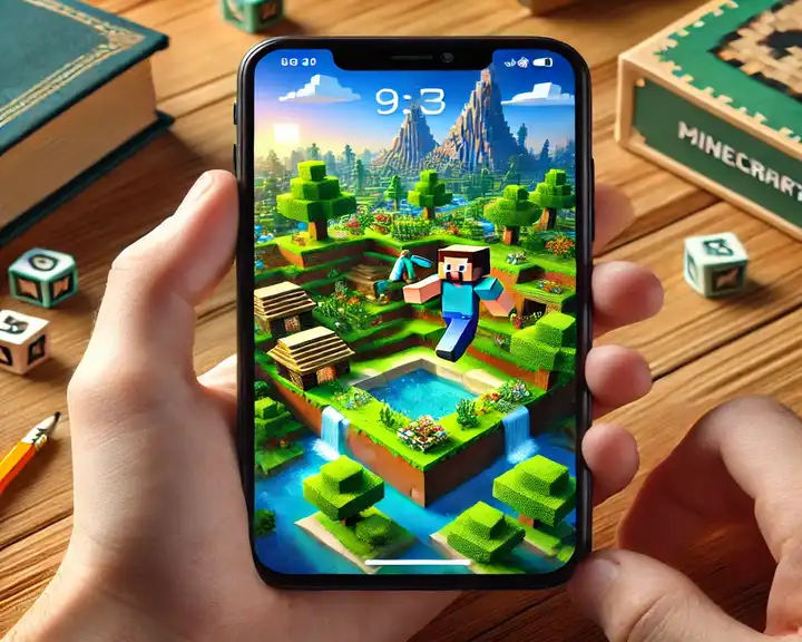 Free Minecraft Pocket Edition Server Hosting A mobile device displaying Minecraft Pocket Edition, showing a vibrant and detailed Minecraft world Free Minecraft Pocket Edition Server Hosting A mobile device displaying Minecraft Pocket Edition, showing a vibrant and detailed Minecraft world