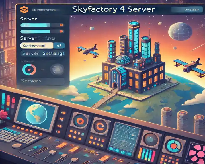 SkyFactory 4 Server Hosting with easy to use features like one click install, server settings SkyFactory 4 Server Hosting with easy to use features like one click install, server settings